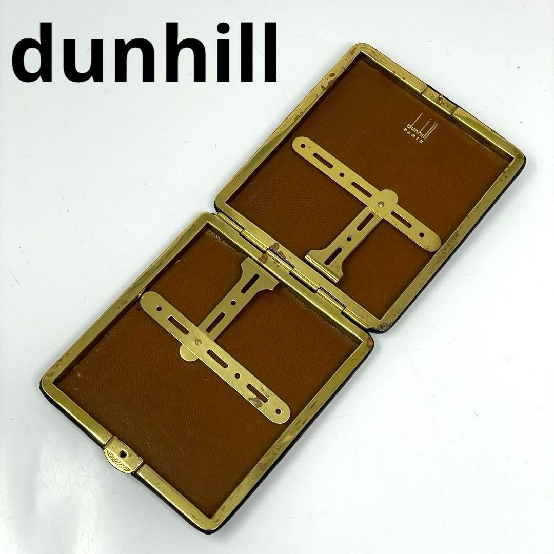希少】dunhill ダンヒル シガレットケース タバコ入れ レザー w1