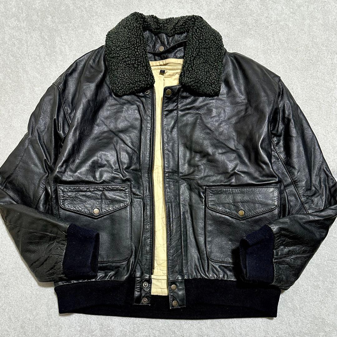 べ*ぉ様 ボア襟・ライナー付✨️大きいサイズ　G-1 A-2 フライトジャケット