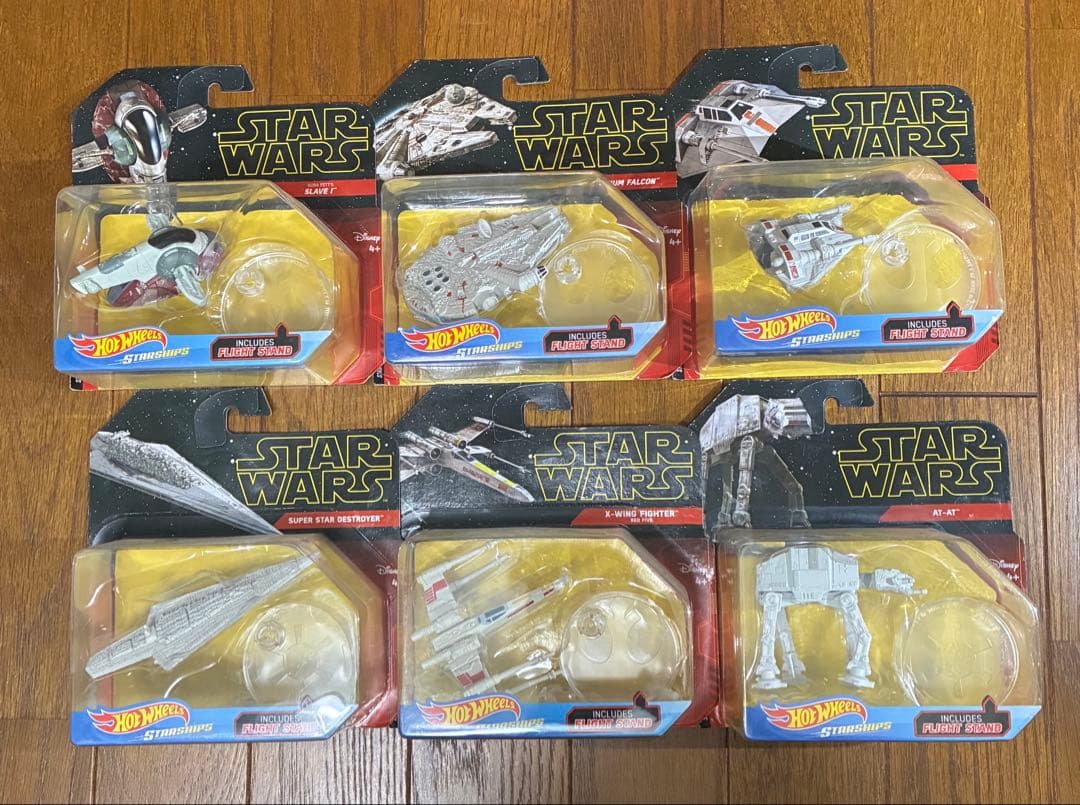 スターウォーズ ホットウィール　６点まとめ売り