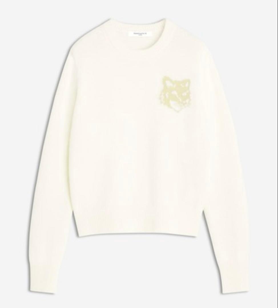 メゾンキツネ FOX HEAD INTARSIA REGULAR JUMPER