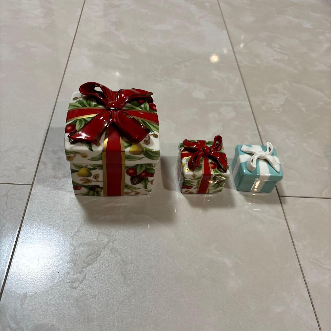 Tiffany＆Co ティファニー　陶器製　小物入れ　アクセサリーケース