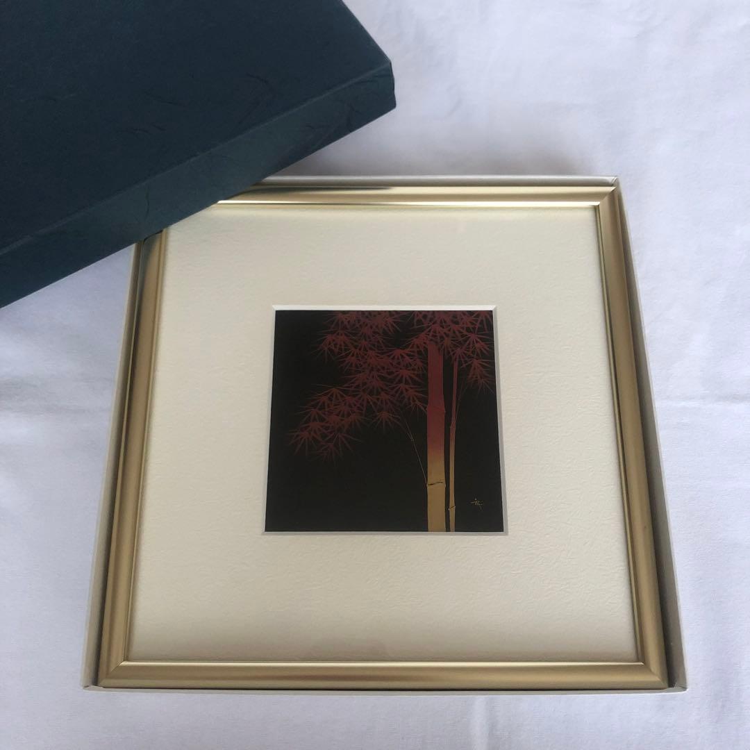 輪島塗　沈金　額縁　未使用品 *