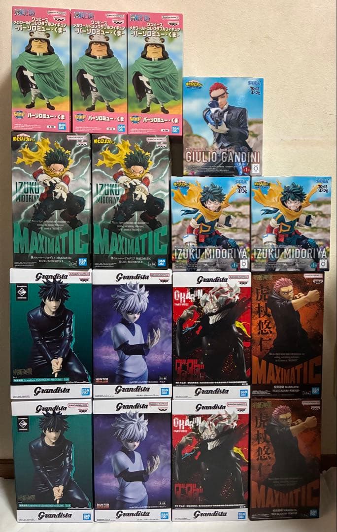 プライズフィギュア 16体セット 呪術廻戦 ヒロアカ ダンダダン など