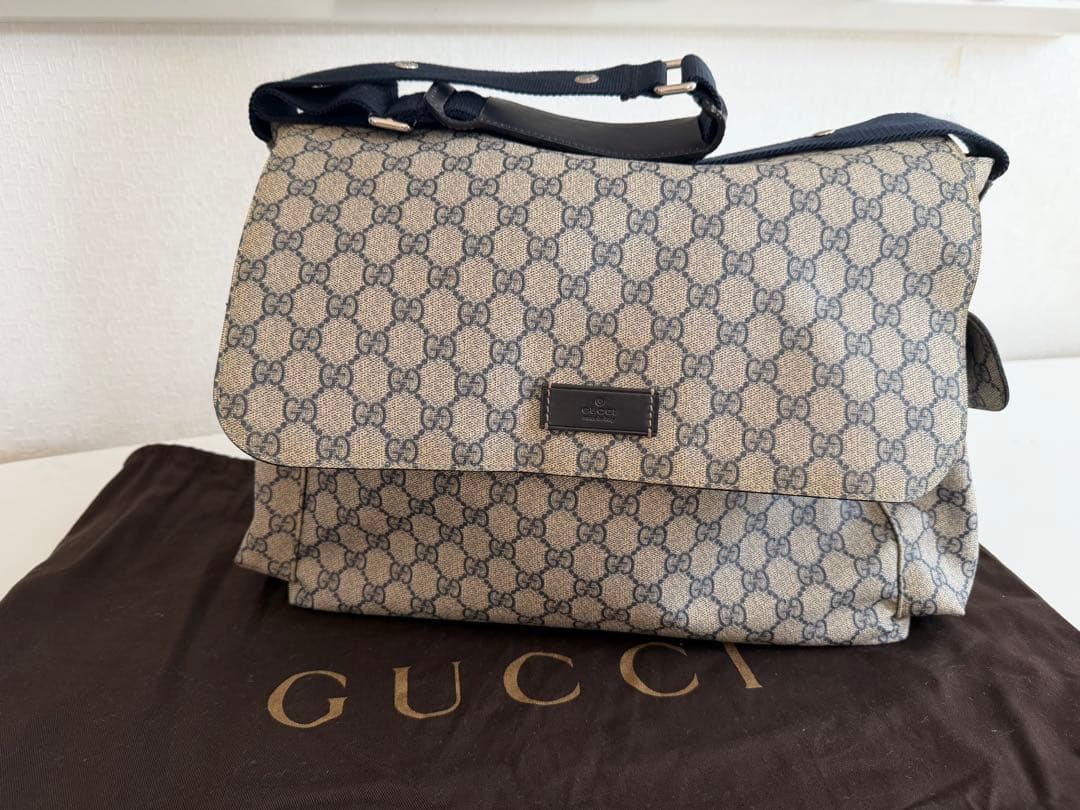 グッチ ロゴパターン マザーズバッグ