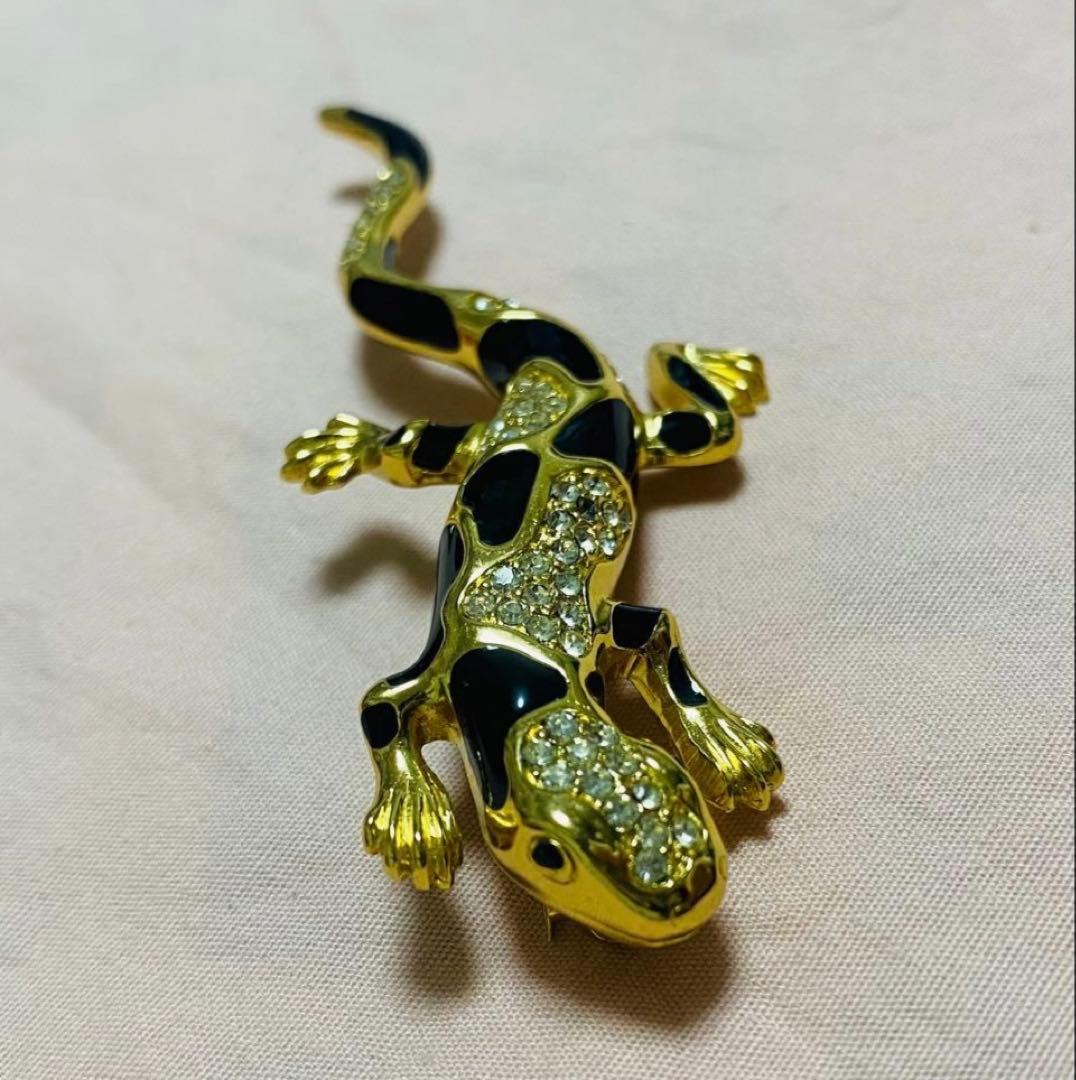 ア*ト様 Christian Dior ディオール　トカゲブローチ　ヴィンテージ d107451ff19842aca5d93a14216bcc