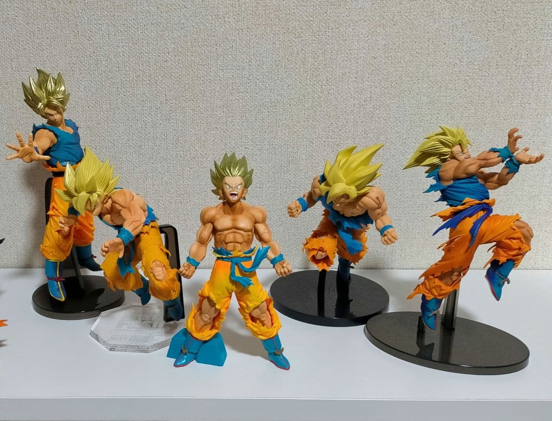 ドラゴンボール 孫悟空 超サイヤ人 フィギュア 5体セット