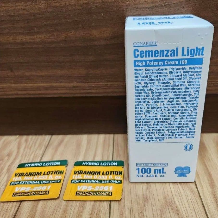 正規品 新品 セメンザルライトクリーム 100mL ローションセット - メルカリ