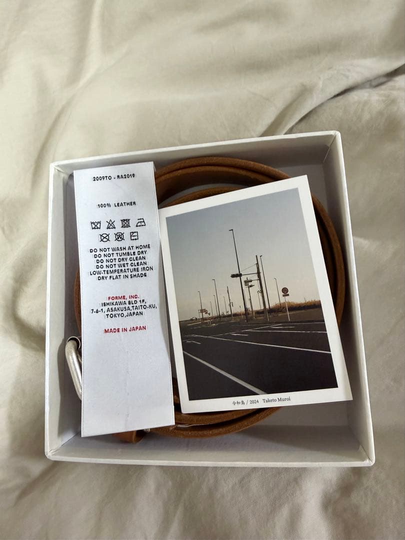 d*2様 forme / flp-31 Jodhpurs belt -Natur