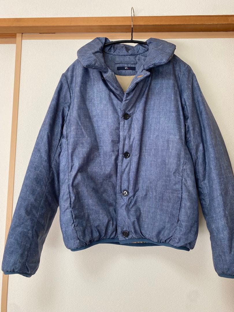 45r中綿入りブルゾン　ブルー
