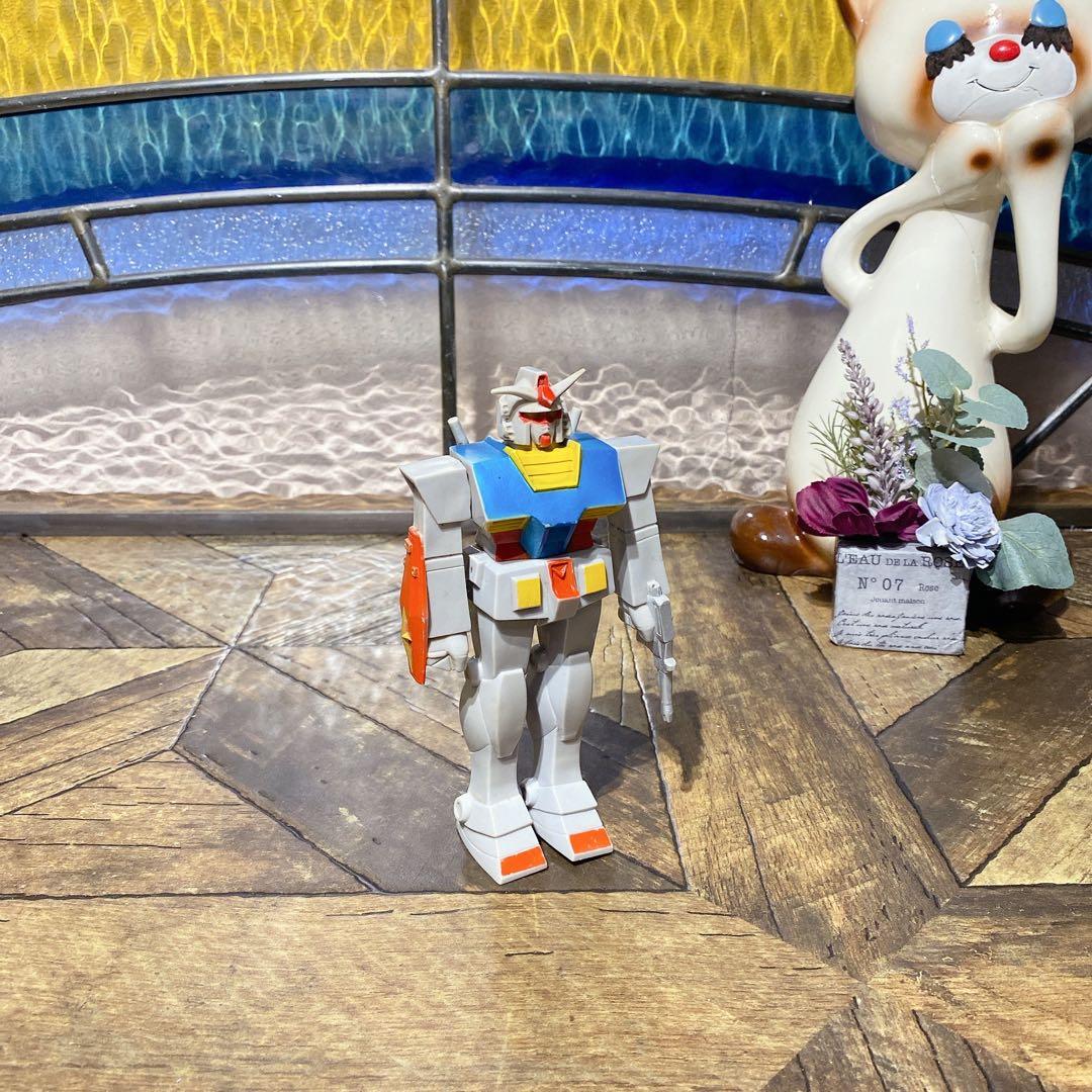 希少 レア ガンダム ソフビ 16cm 旧バンダイ ポピー 当時物 昭和レトロ