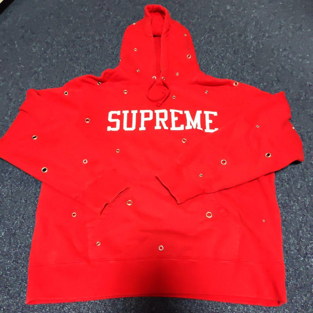 Supreme Eyelet Hooded Sweatshirt シュプリーム
