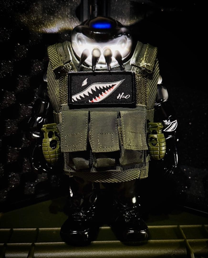 GYAROMI クトゥルフォイド 漆黒　グリーンベスト　h&o限定 IMGP7318.jpg