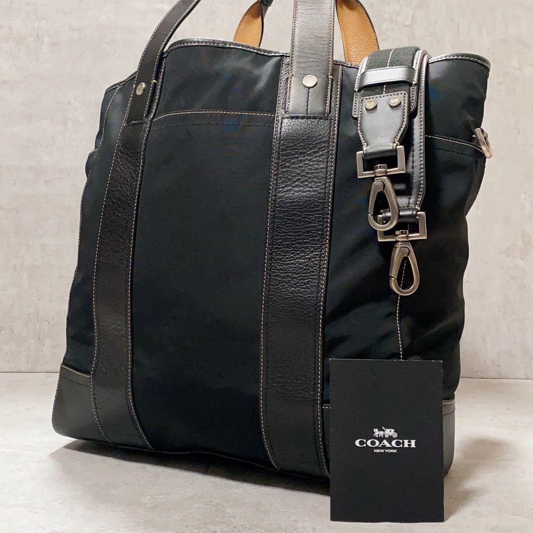 極美品✨コーチ トートバッグ 2way ビジネス ショルダー A4収納 大容量