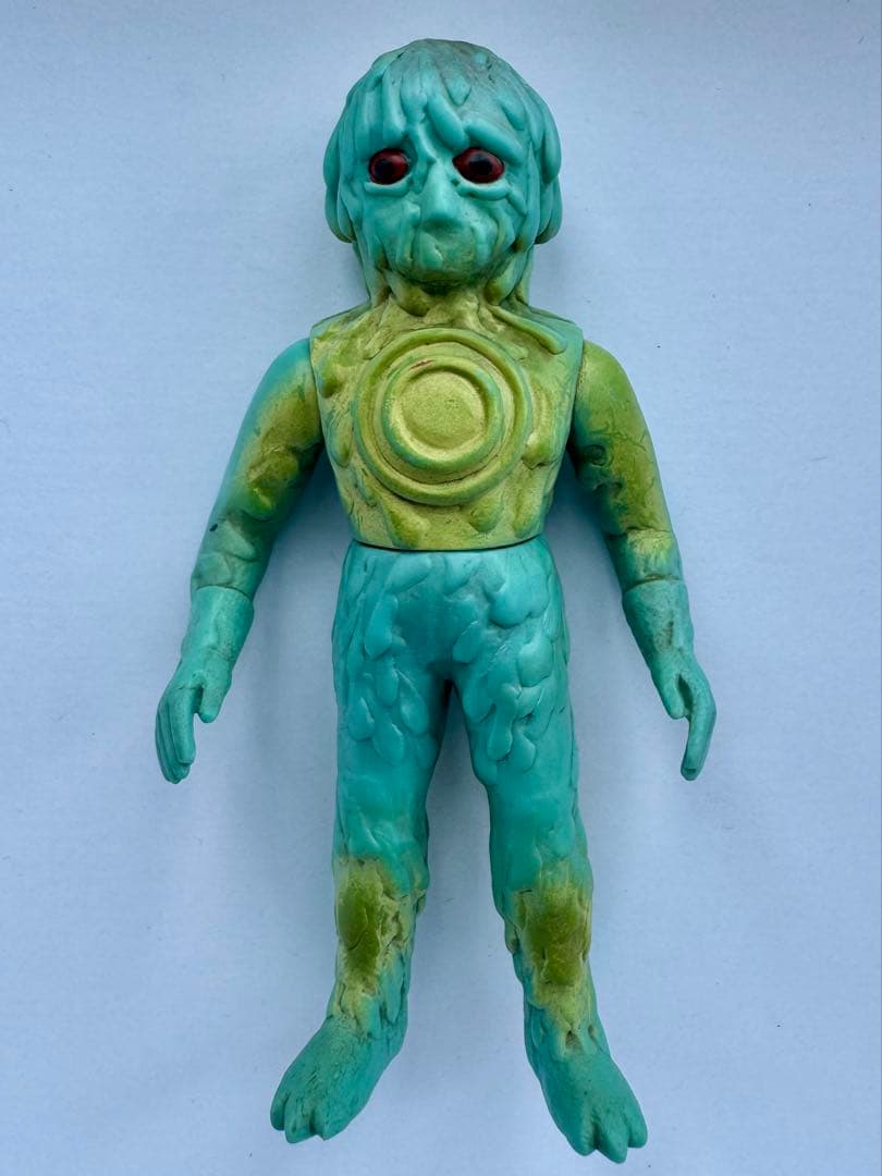 ピ*ん様 [鉄人タイガーセブン/オイル原人] ブルマァク ソフビ 昭和ビンテージ