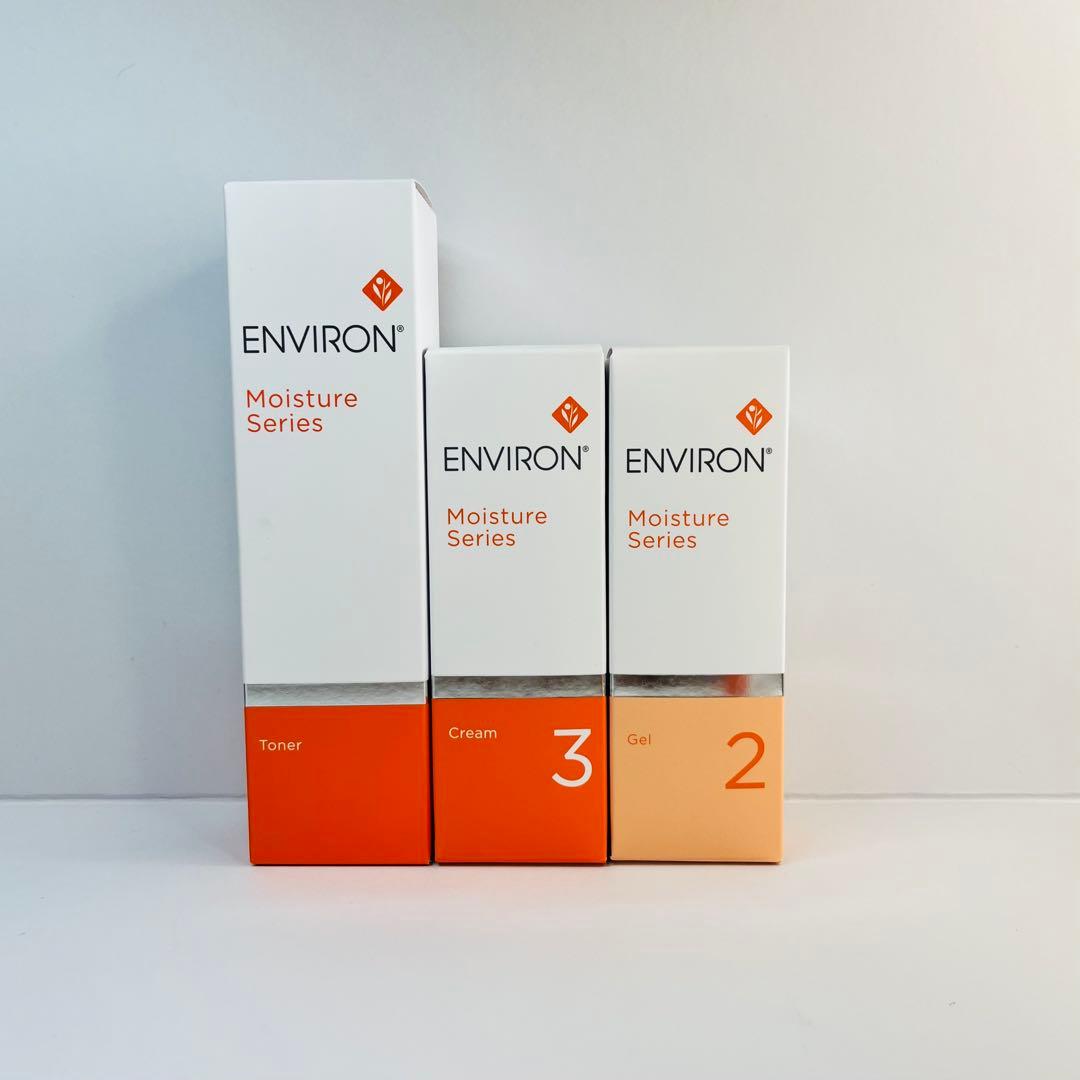 エンビロン　モイスチャークリーム3、ジェル2、トーナー200ml
