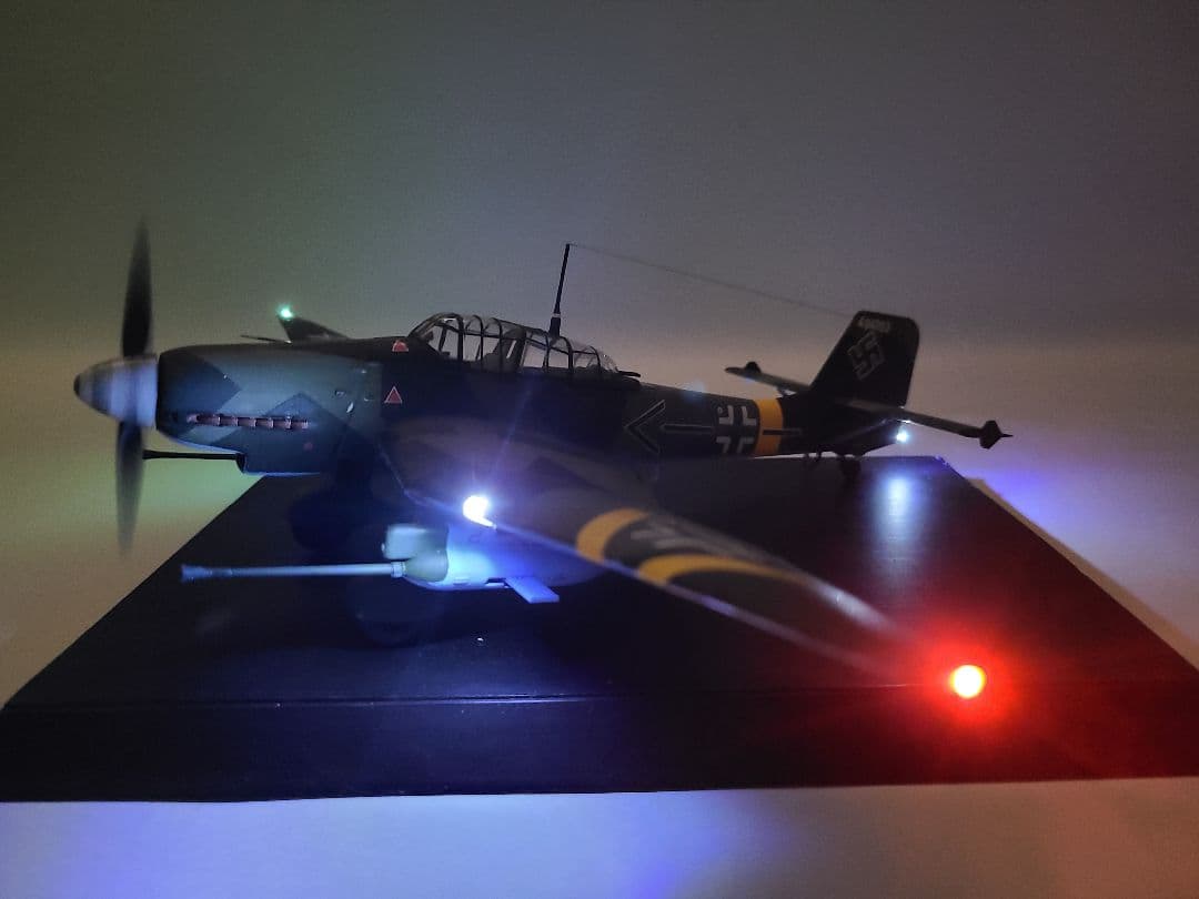 ユンカース スツーカ ju87 タンクバスター リアルモーターライズ完成品