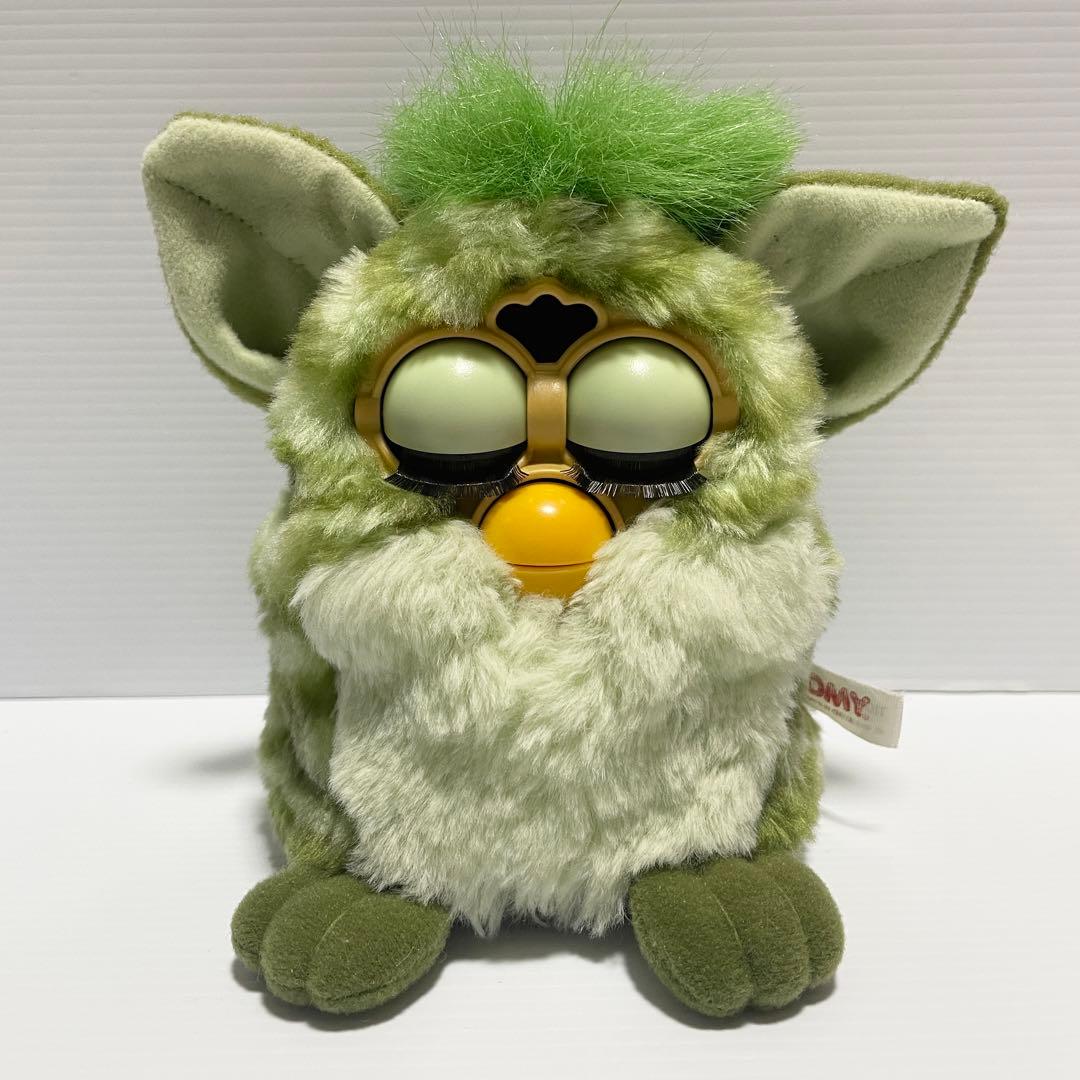 み*ん様 初代 ファービー 1998年 日本語版 緑 グリーン - メルカリ