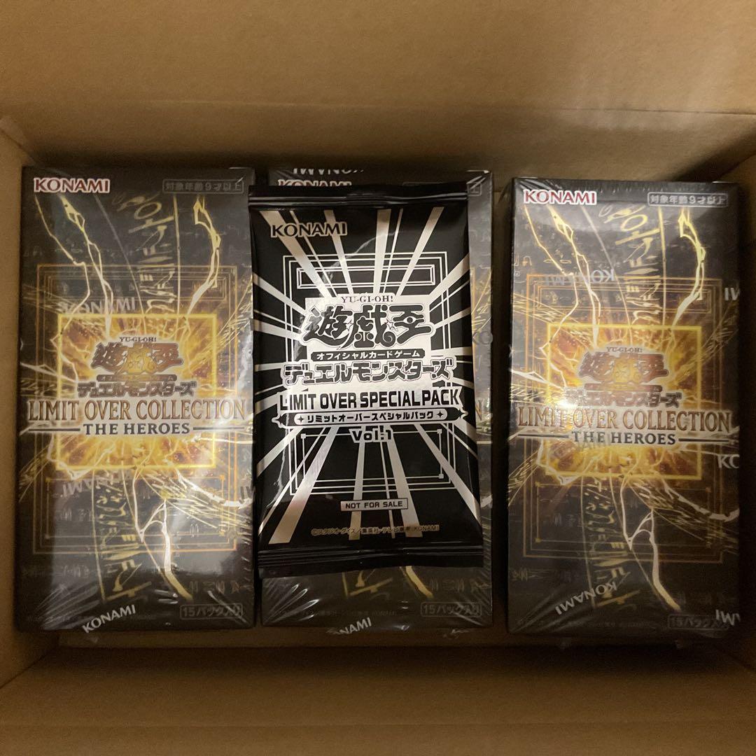 遊戯王 リミットオーバーコレクション 3box シュリンク付き プロモ付き