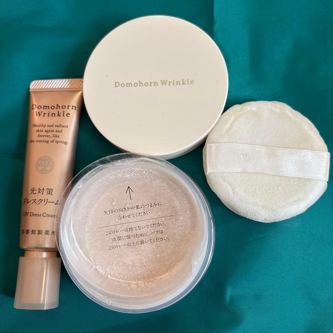ドモホルンリンクル　ドレスクリーム25gフェイスパウダー再春館製薬