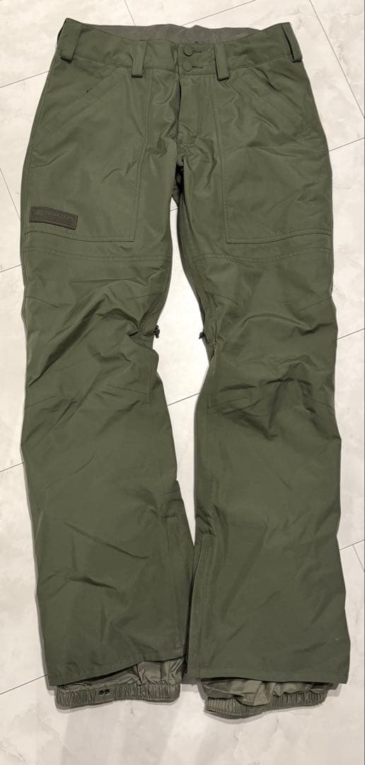 BURTON スノーボードパンツ オリーブグリーン
