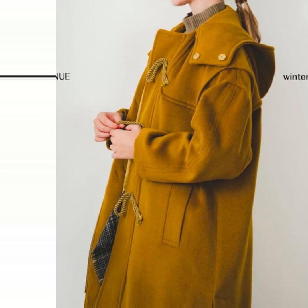 PINUE ピヌエ ロング コート ダッフルコート オリーブ M