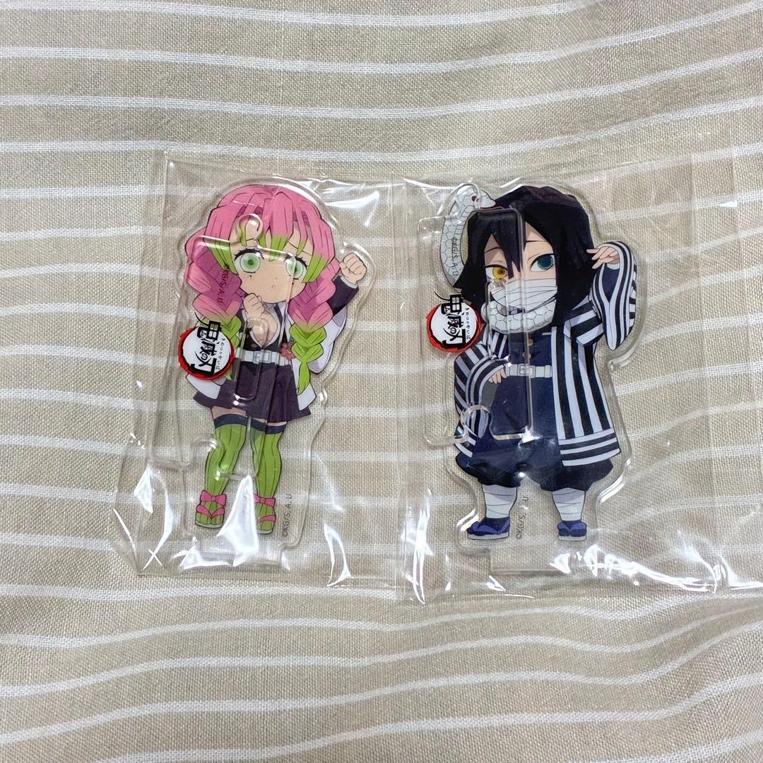 鬼滅の刃 繋がるアクリルスタンド 伊黒小芭内 甘露寺蜜璃 2種セット