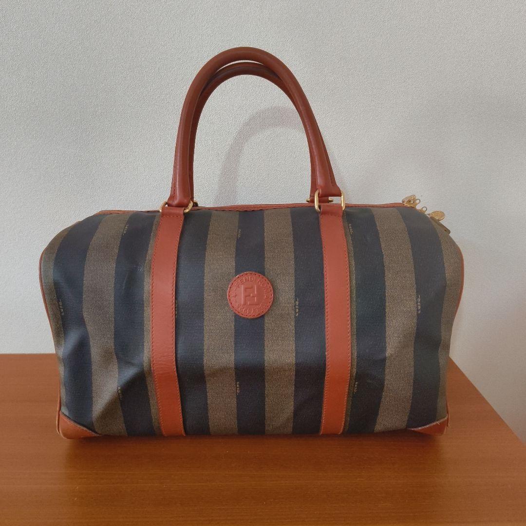 Vintage　FENDI　ペカン　ボストンバッグ