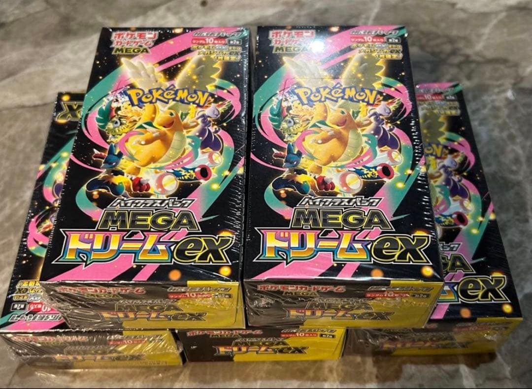 ポケモンカード MEGAドリームex 5BOX シュリンク付