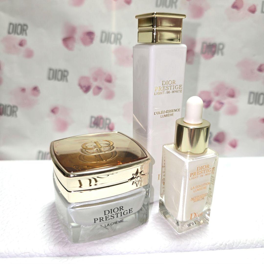 ディオールプレステージ3点ホワイトオレオエッセンスローション30ml