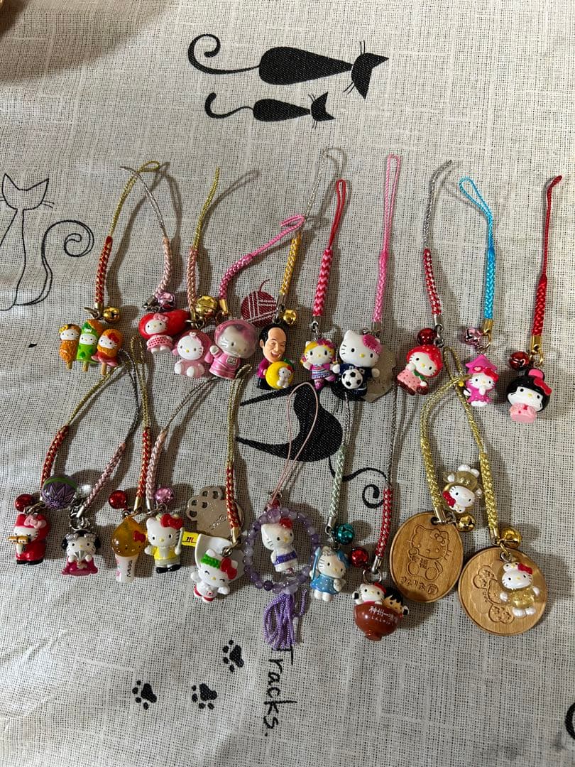 ご当地キティ根付け