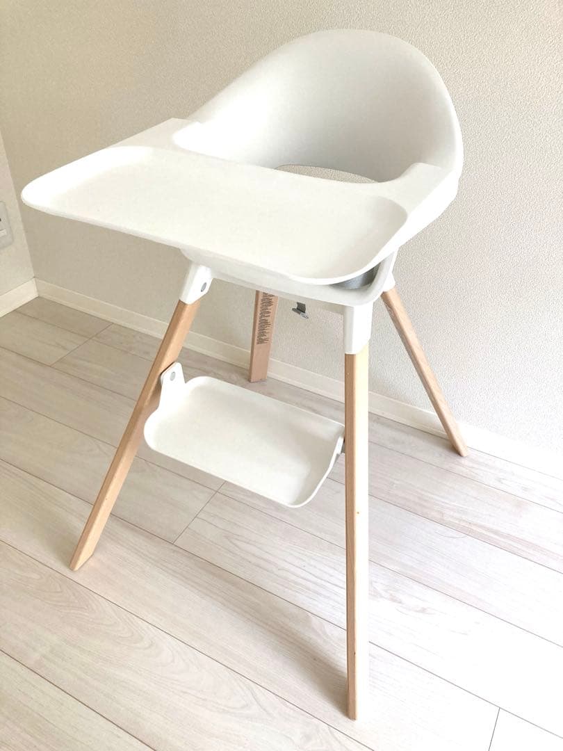 値下げ　ストッケ　ベビーチェア　ホワイト