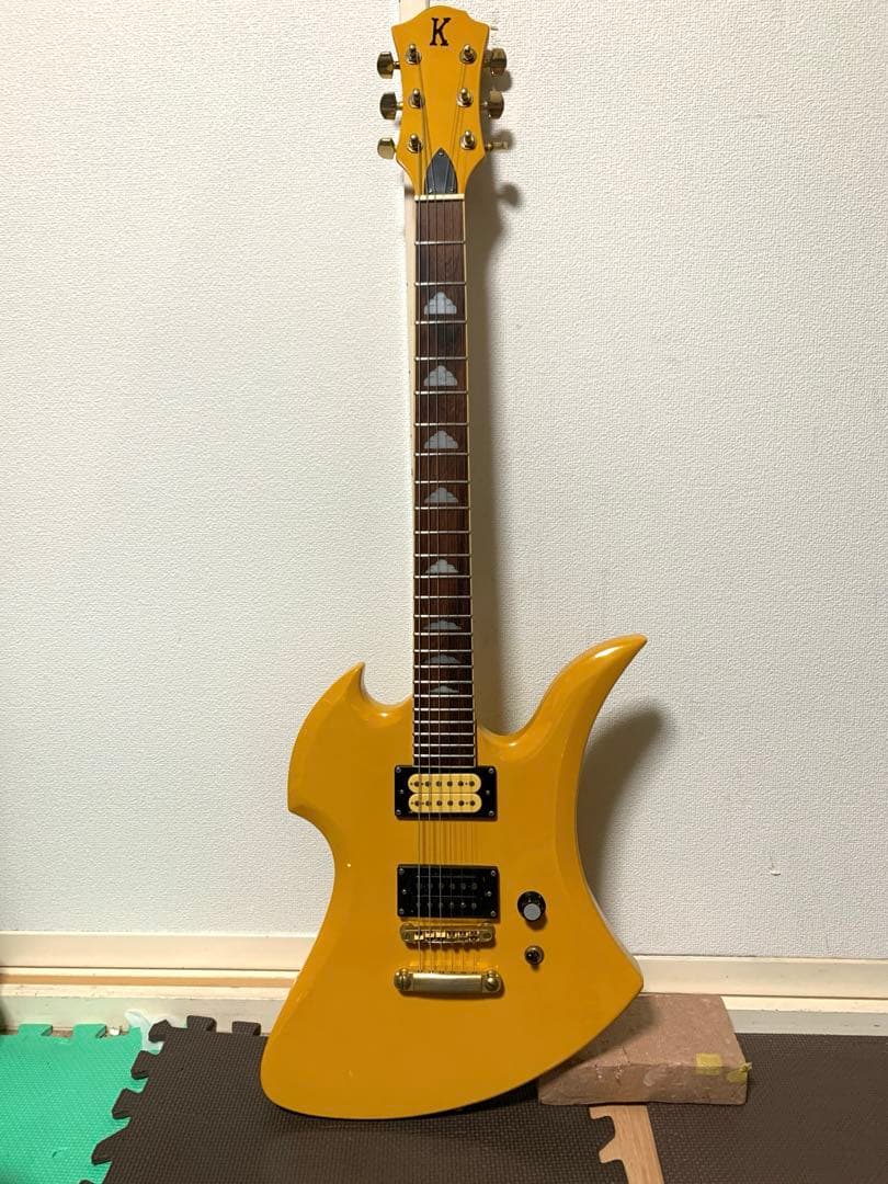 K Garage モッキンバード エレキギター hide 黄色 mg - メルカリ