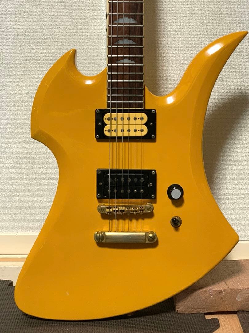 K Garage モッキンバード エレキギター hide 黄色 mg - メルカリ