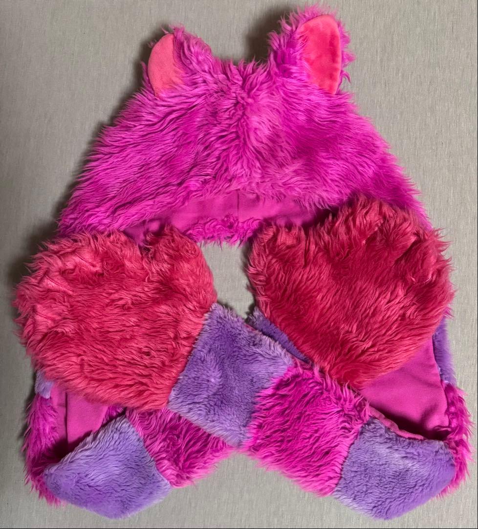 チシャネコマフラーキャップ