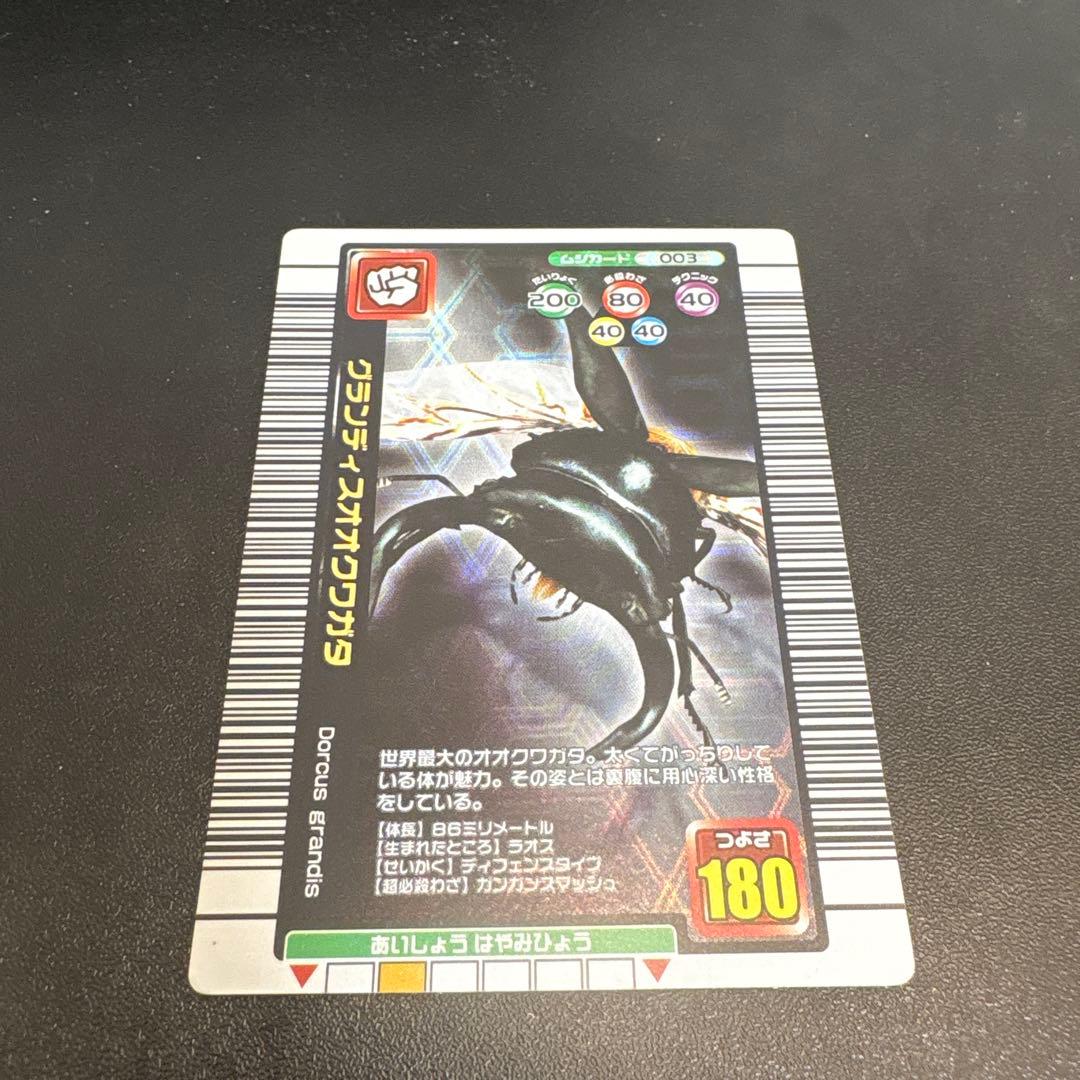 グランディスオオクワガタ ムシキング 2005年夏限定デザインカード