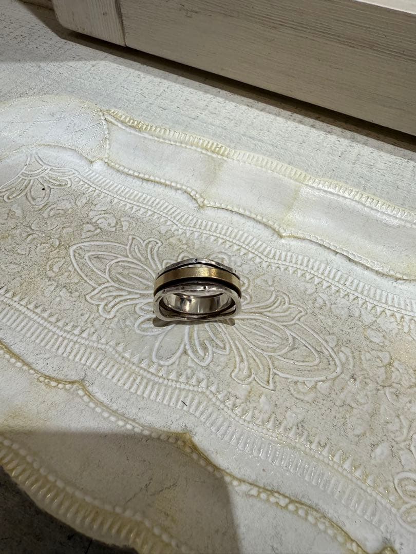 kensscratch spin Ring 18金無垢 定価22万円 - メルカリ