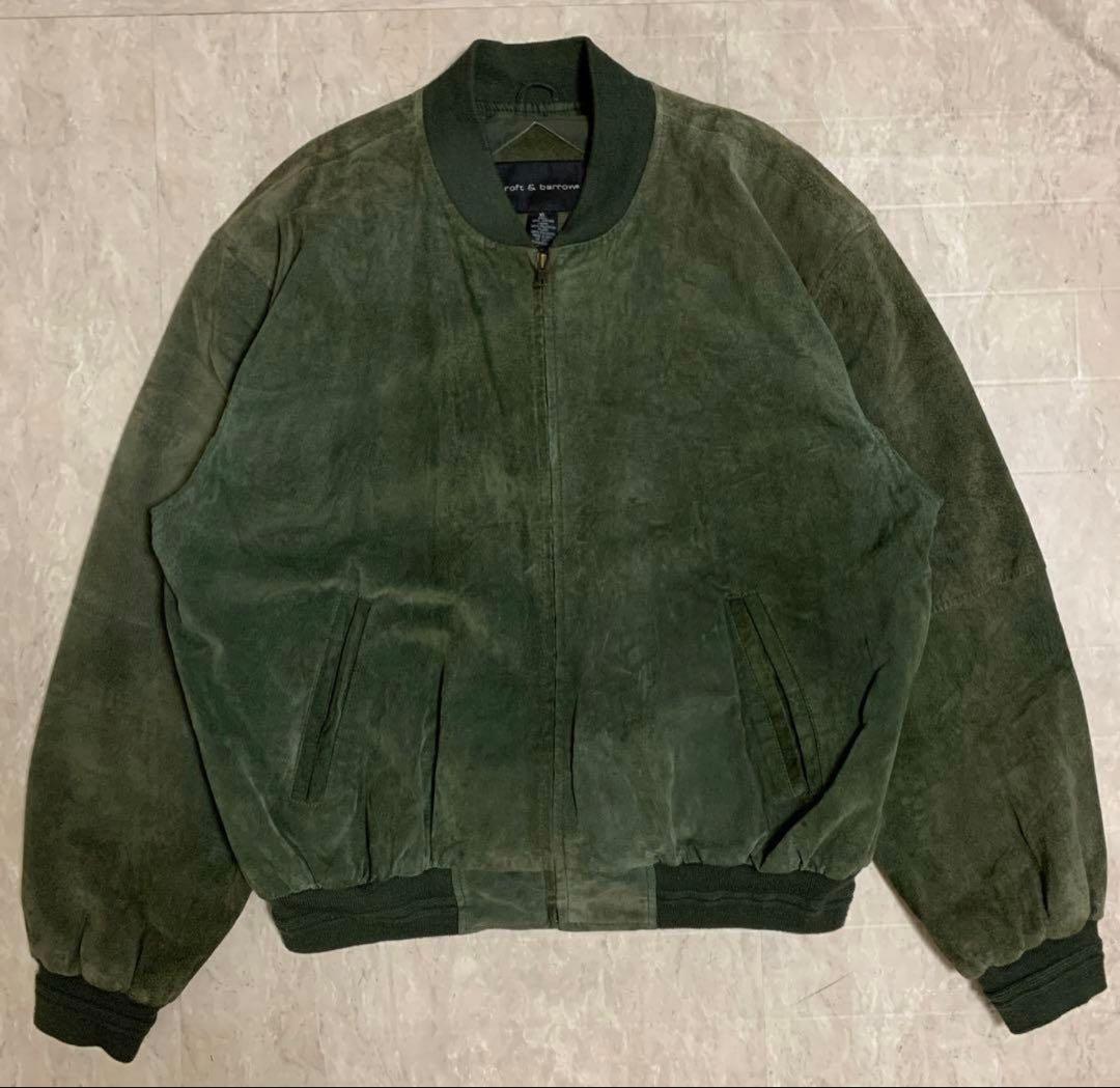 90s レザーボンバージャケット　本革　短丈　レザーフライトジャケット深水光太 極美品！】短丈90s vintage レザージャケット 牛革 L 深水光太 - メルカリ