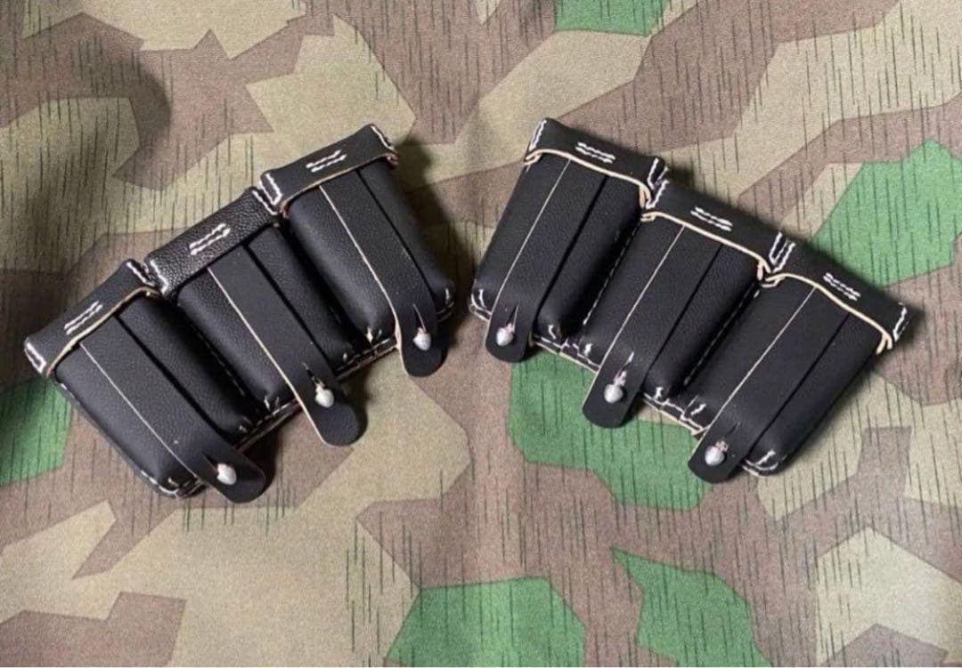 第二次世界大戦、ドイツ軍 モーゼル98k用弾薬ポーチ（レプリカ）陸軍　サバゲ