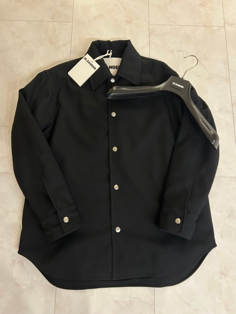 国内正規品 ジルサンダー アウターシャツ 中綿 コーチジャケット ダウンブルゾン