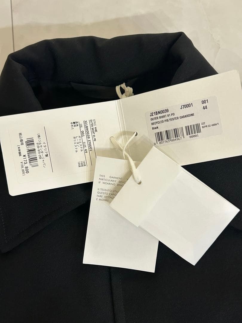 国内正規品 ジルサンダー アウターシャツ 中綿 コーチジャケット