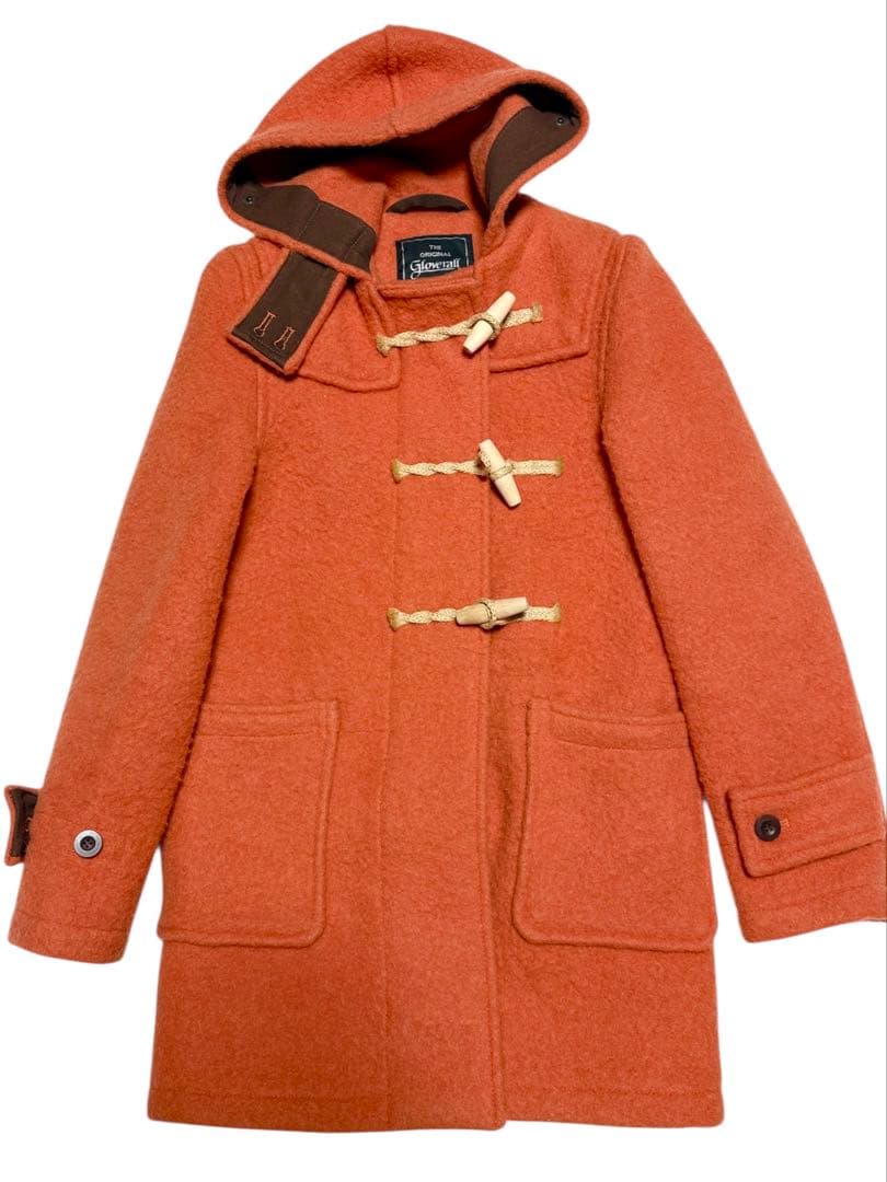 えんGLOVERALL レディースダッフルコート ウール　オレンジ