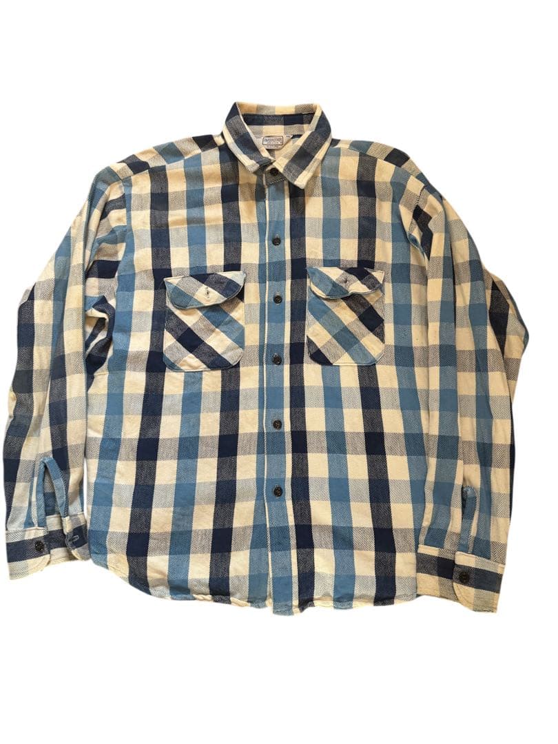 ビンテージ　ビッグサイズ　five brother ファイブブラザー　ネルシャツ