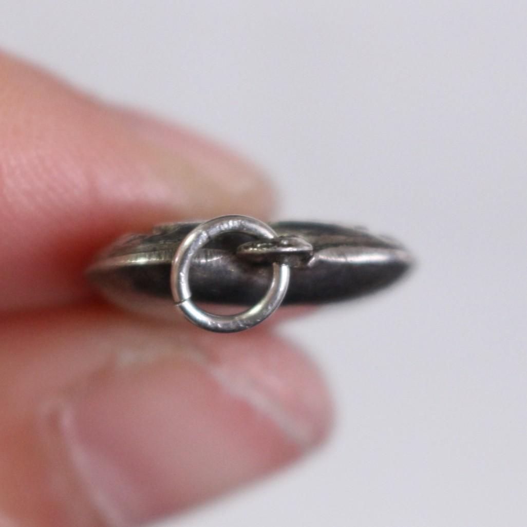 40s スウィートハートジュエリー アールデコ 古着 渦巻 波 NAVY - メルカリ