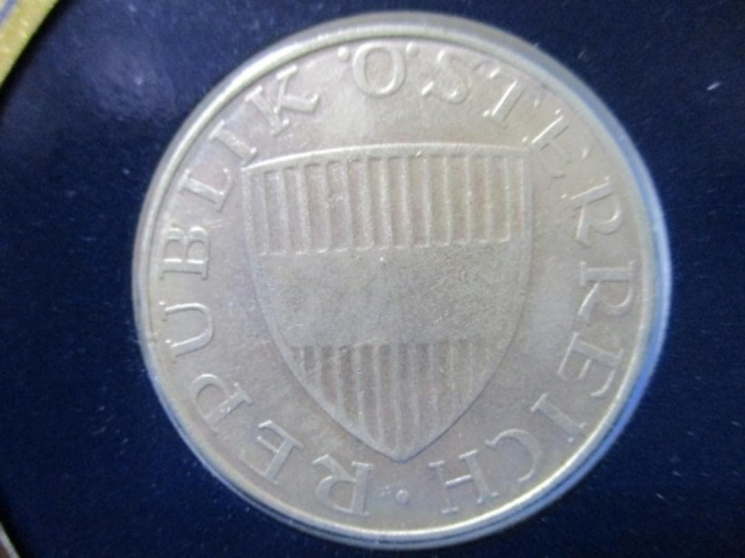 オーストリア 10シリング銀貨☆1950年／極美品／アンティークコイン