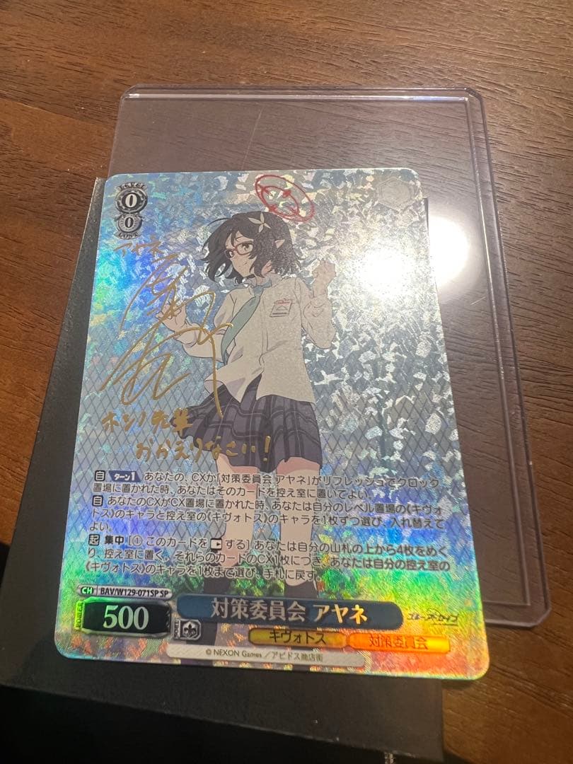 対策委員会 アヤネ