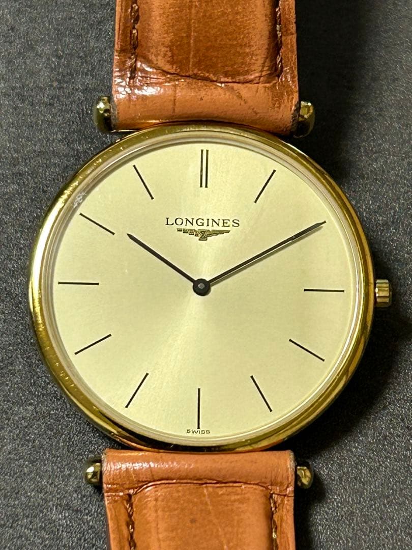 ロンジン ラ グラン クラシック ゴールド文字盤 腕時計 L4.635.2