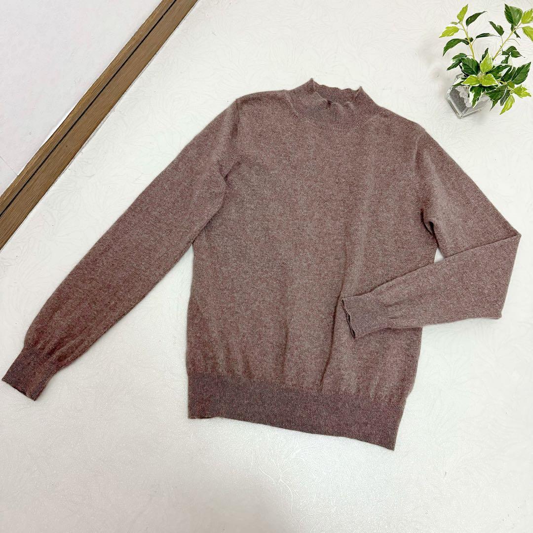 高島屋 カシミヤ100% ニット セーター モカ ハイネック LL - メルカリ