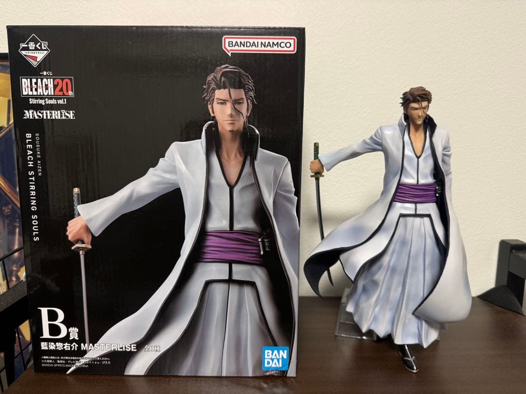 BLEACH 一番くじ 藍染惣右介 B賞 フィギュア　箱へこみあり