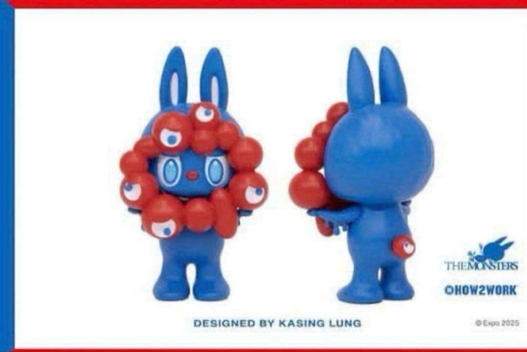 LABUBU MYAKU-MYAKU ストラップ付フィギュアlabubu 万博 大阪関西万博LABUBUMYAKU-MYAKUストラップ付ラブブミャクミャク - メルカリ