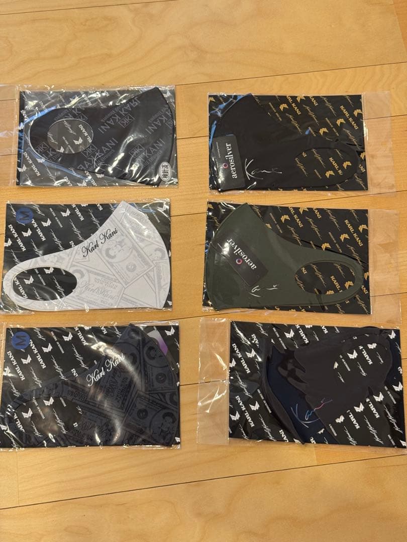 Karl Kani マスク 6枚セット Mサイズ